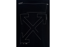 Load image into Gallery viewer, OFF-WHITE Oversized Fit Unfinished T-Shirt Black/White Size M / L
