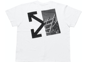 T-shirt OFF-WHITE Splitted Arrows Blanc/Noir Taille XS