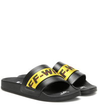 Load image into Gallery viewer, OFF-WHITE Slides Black / Yellow
