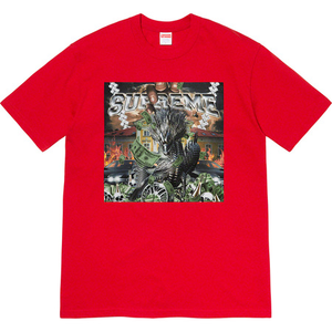 T-shirt Supreme Dragon Heather Red Taille M 