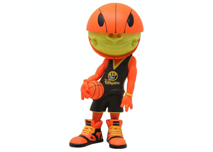 Ron English Popaganda Figurine de Basket-Ball Orange