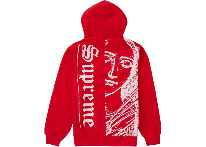 Sweat à capuche Supreme Mary Rouge Taille M 