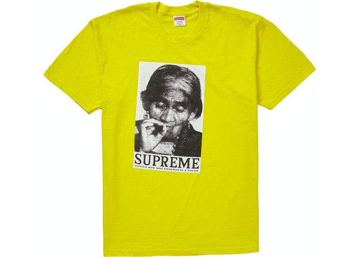 Supreme Aguila Tee Yellow  Size M