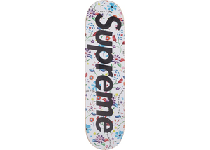 Planche de skateboard Supreme Airbrushed Floral Blanc