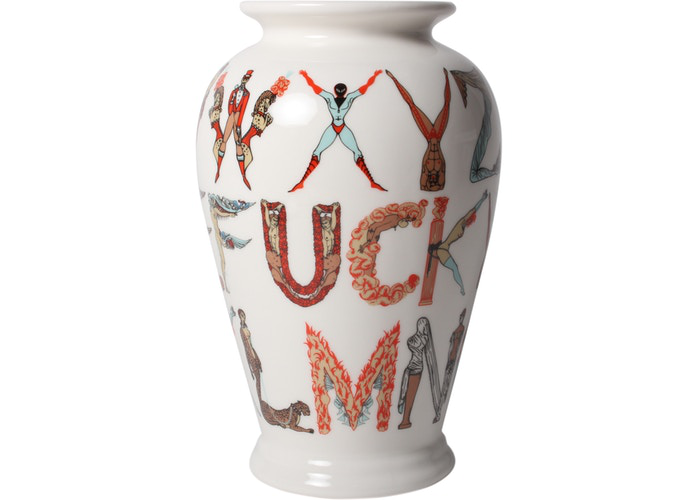 Supreme Alphabet Vase White