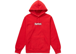 Supreme Bandana Box Logo Hooded Sweatshirt Red Size L