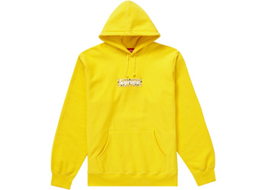 Sweat à capuche Supreme Bandana Box Logo Jaune Taille L