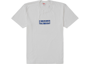 Supreme Bandana Box Logo Tee Light White Size M