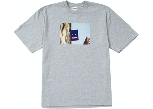 T-shirt Supreme Banner Heather Grey taille L / XL