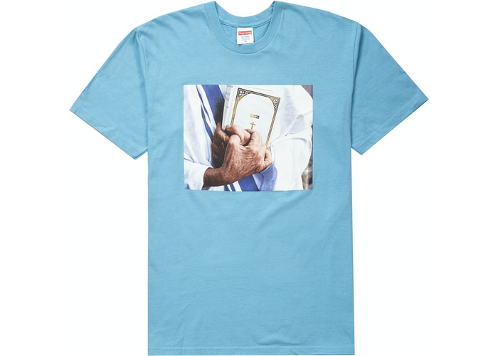 Supreme Bible Tee Blue Size L