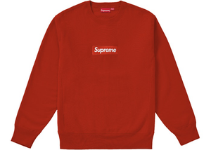 Supreme Box Logo Crewneck Rust Size M