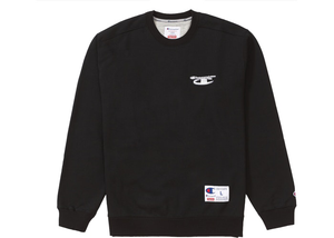 Sweat à capuche Supreme Champion 3D Metallic noir taille M