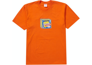 T-shirt Supreme Cheese Orange Taille M 