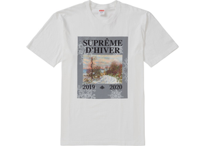 T-shirt Supreme D'Hiver Blanc Taille M