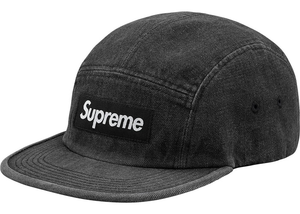 Casquette Camp Supreme Denim Noir