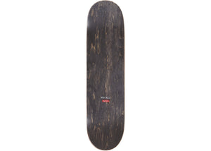 Supreme Distorted Logo Skateboard Deck Yellow