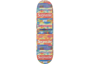 Planche de skateboard Supreme Distorted Logo Jaune