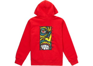 Sweat à capuche zippé Supreme Disturbed Rouge Taille L