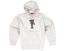 Sweat à capuche Supreme Flowers Gris Cendré Taille M