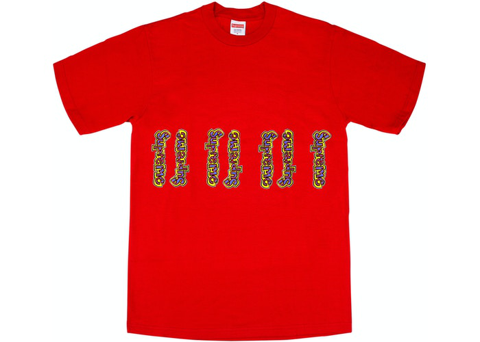 T-shirt Supreme Gonz Logo Red Taille XL