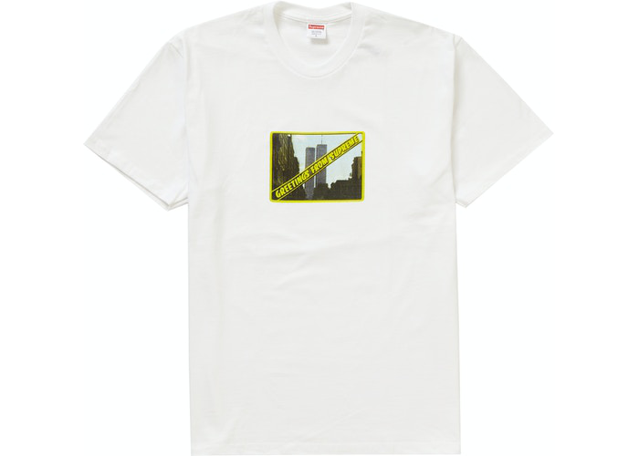 T-shirt Supreme Greetings White Taille XL 