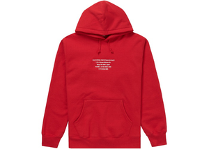 Sweat à capuche Supreme HQ Rouge Taille M