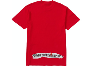 Supreme Headline Tee Red Size M