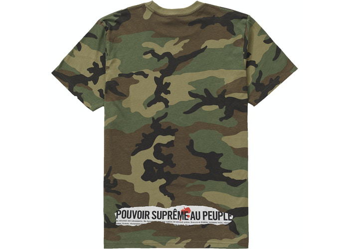 T-shirt Supreme Headline Camo Taille XL 