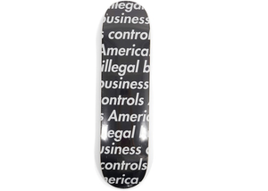 Planche de skateboard Supreme Illegal Business noire 