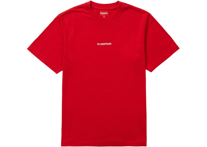 Haut à manches courtes Supreme Internationale Rouge Taille XL