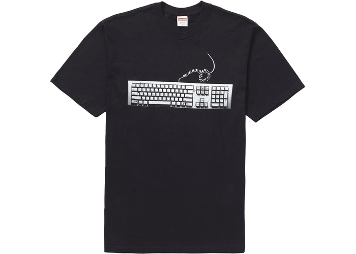 T-shirt clavier Supreme Black taille XL 