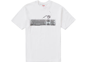 T-shirt clavier Supreme White Taille XL