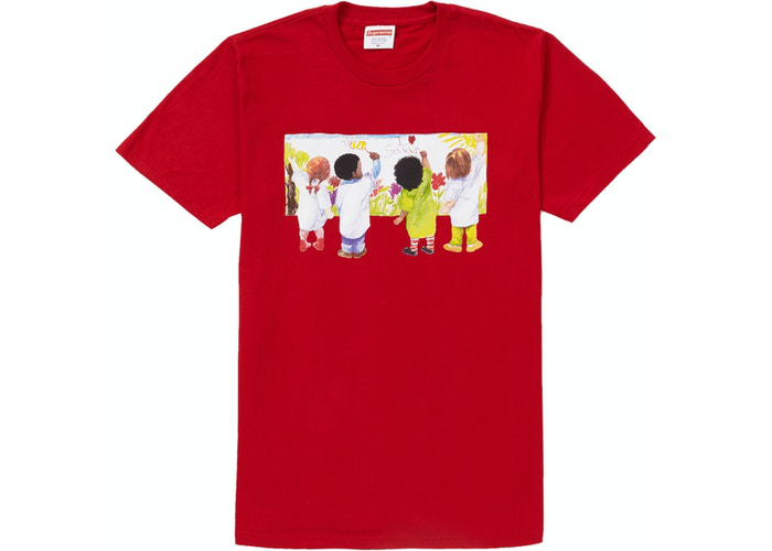 T-shirt Supreme pour enfant Rouge Taille M 