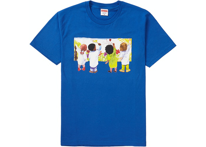 T-shirt Supreme pour enfants Royal Taille L