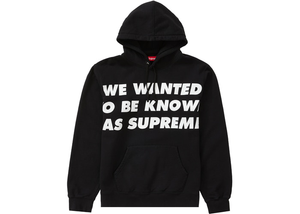 Sweat à capuche Supreme Known As Noir Taille L 