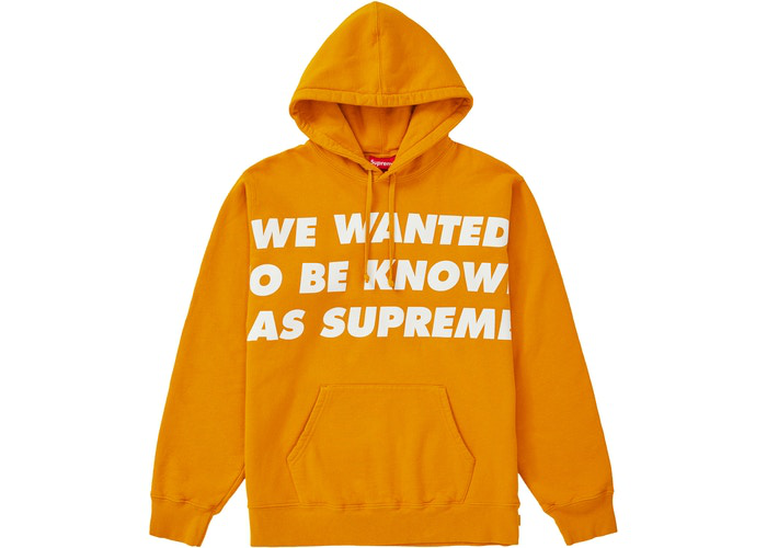 Sweat à capuche Supreme Known As Gold Taille XL