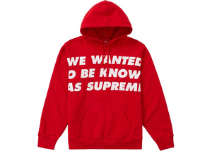 Sweat à capuche Supreme Known As Rouge Taille M 