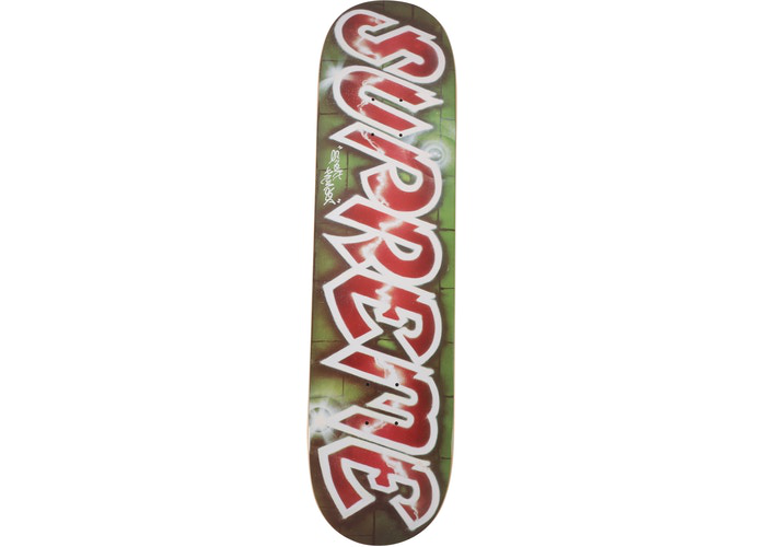 Planche de skateboard Supreme Lee Quinones Lee Logo Rouge