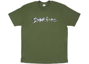 Supreme Liquid Tee Olive Size XL