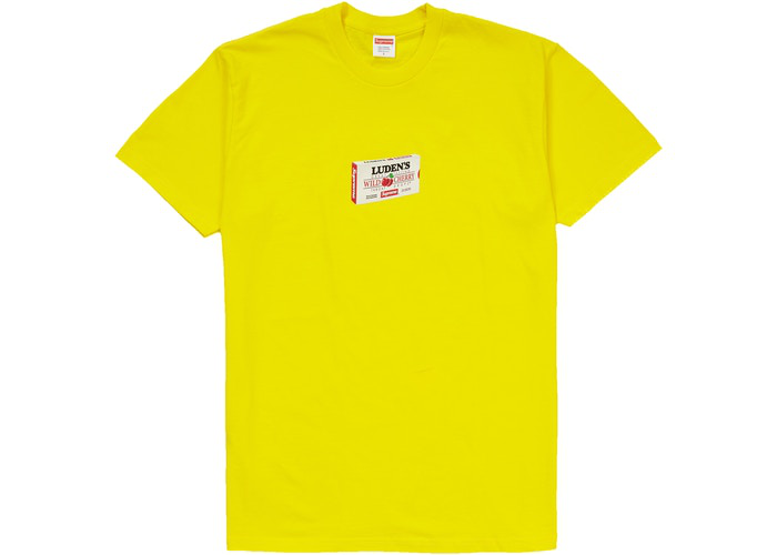 Supreme Luden's Tee Yellow Size L