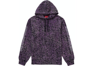 Sweat à capuche Supreme Marble Violet Taille L