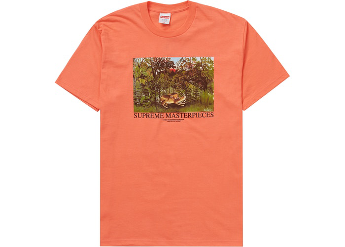 Supreme Masterpieces Tee Neon Orange Size M