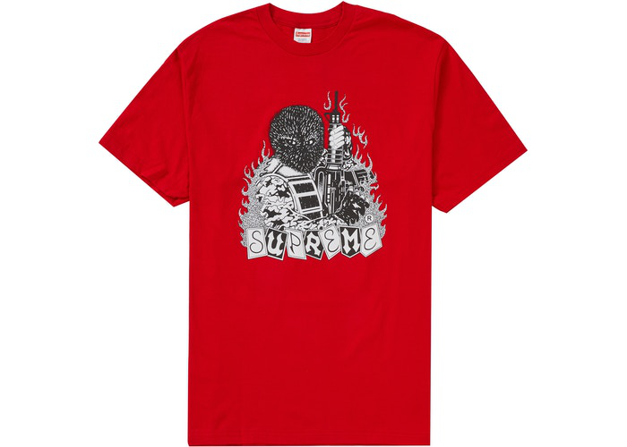 T-shirt Supreme Mercenary Rouge Taille XL 