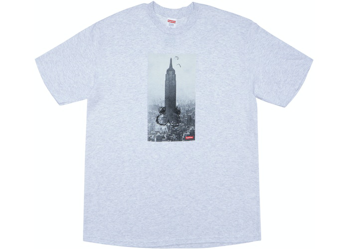 T-shirt Supreme Mike Kelley The Empire State Building Gris cendré Taille M