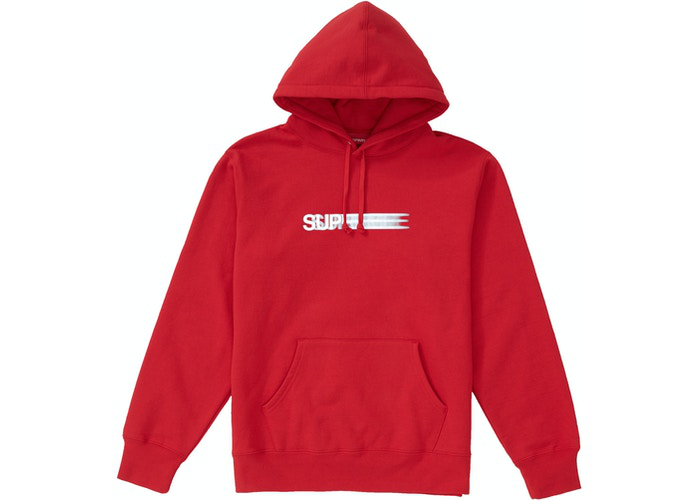 Sweat à capuche Supreme Motion Logo Rouge Taille M