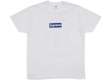 Charger l&#39;image dans la galerie, T-shirt Supreme New York Yankees Box Logo bleu marine (2015) taille L
