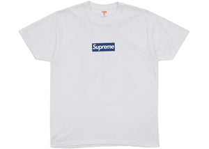 T-shirt Supreme New York Yankees Box Logo bleu marine (2015) taille L