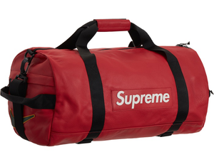 Sac de sport en cuir Supreme Nike Rouge 