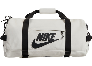 Sac de sport en cuir Supreme Nike blanc 