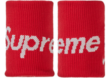 Load image into Gallery viewer, Supreme Nike NBA Wristbands (Pack Of 2) Red
